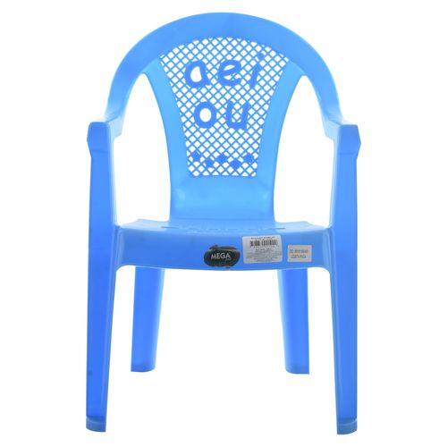 Silla Plástica Megaplast De Niño Color Celeste