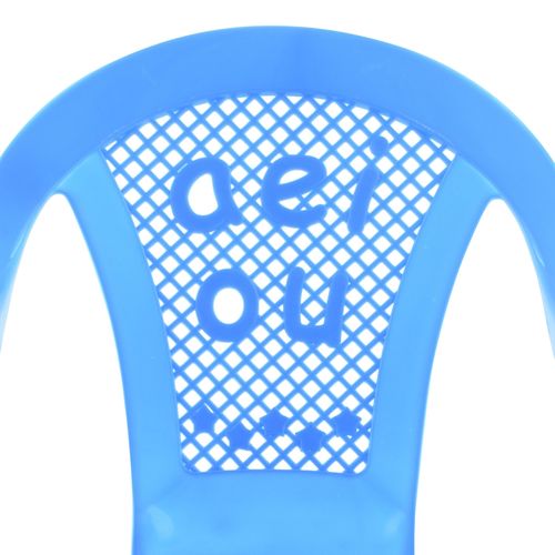 Silla Plástica Megaplast De Niño Color Celeste