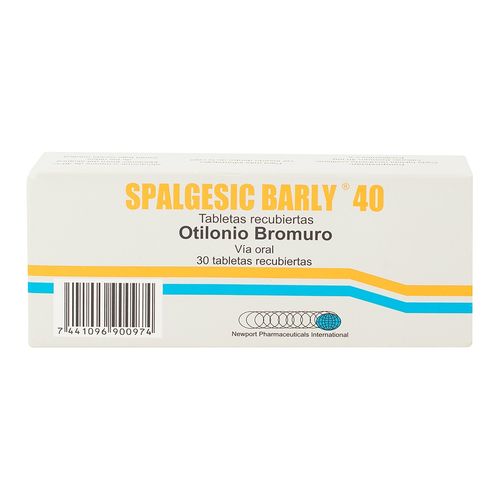 Spalgesic 40 mg caja 30 comprimidos - Precio indicado por comprimido