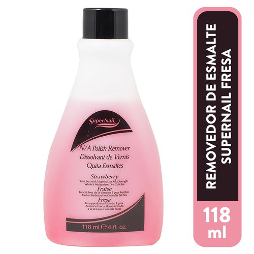 Removedor esmalte Supernail Fresa 118ml