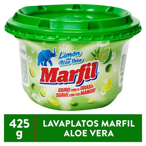 Lavaplato Marfil Taza Aloe Vera - 425 g