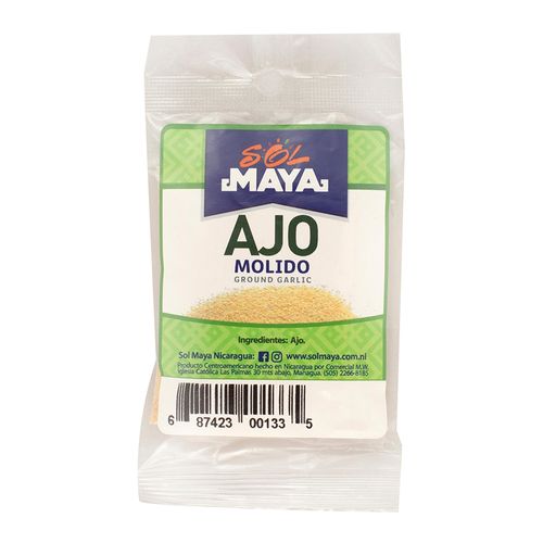 Ajo  Molido Sol Maya Bolsa - 18 g