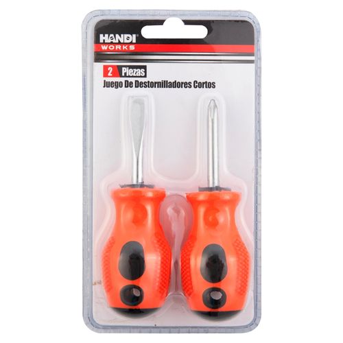 Juego De Destornilladores Handi Works Stubby- 2 Piezas