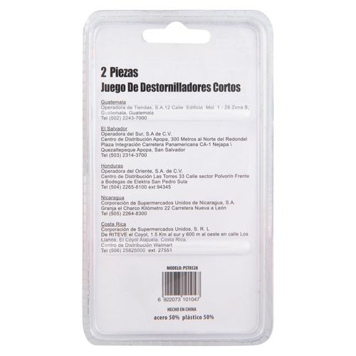 Juego De Destornilladores Handi Works Stubby- 2 Piezas