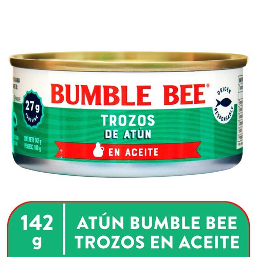Atun Bumble Bee Tro En Aceite Vgt 142gr