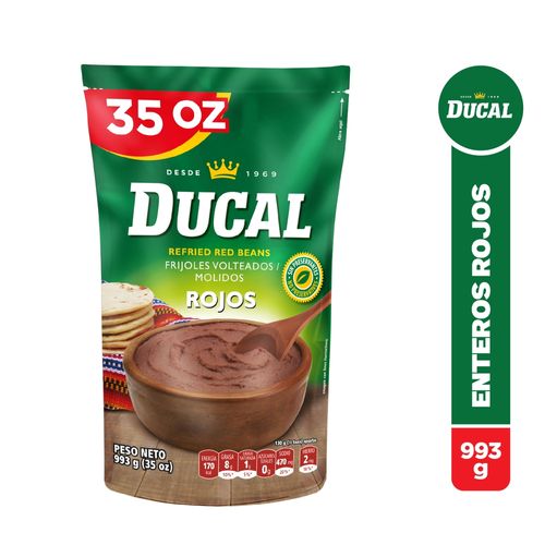 Frijol Ducal rojo molido doypack - 993 g