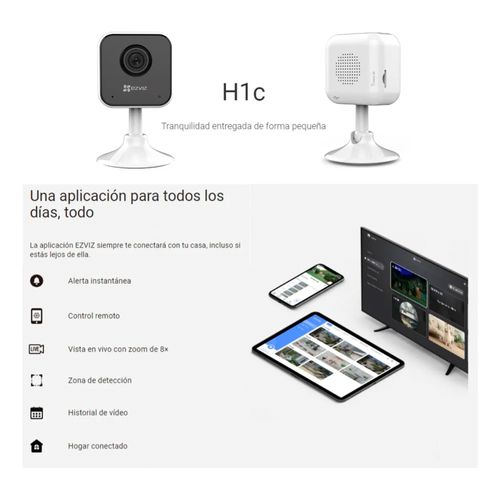 Camara Ezviz Wf H1c Alar Microf 180g512g