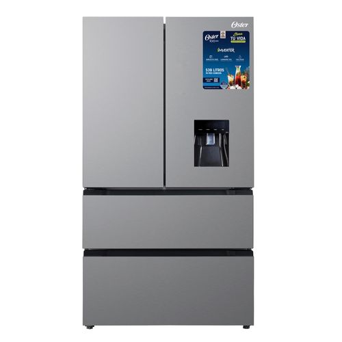 Refrigeradora Oster Frenchdoor Nofrost 20 Pies cubicos - Os-Fdnfs2002Pvdi