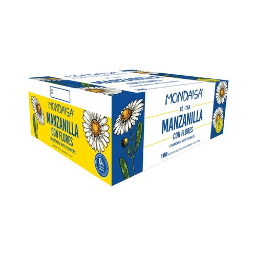Té Mondaisa Manzanilla Natural 100 uds - 110 g