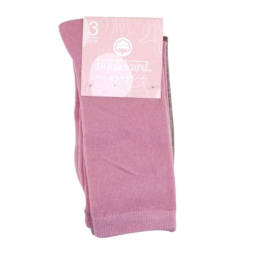 Ladies 3 Pairs Pack Casual Ankle Sock 669