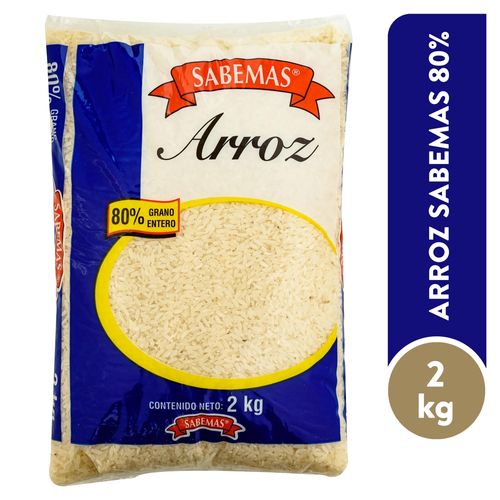 Arroz Blanco Sabemas 80/20 - 2000 g