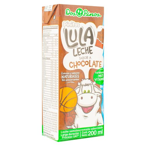 Leche Saborizada Dos Pinos  Lula Sabor Chocolate - 200 ml