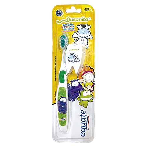Cepillo Dent Equate Gusanito Y Cobertor - 1 unidad