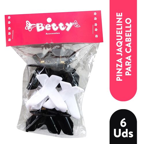 Pinza Jaqueline Para Cabello - 6 Unidades