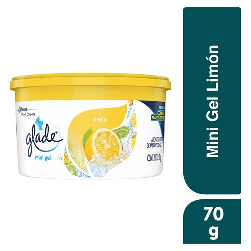 Mini Gel Limón Glade 70G
