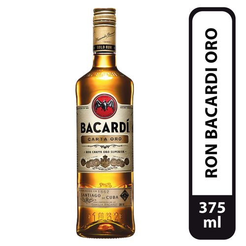 Ron Bacardi Carta Oro - 375ml