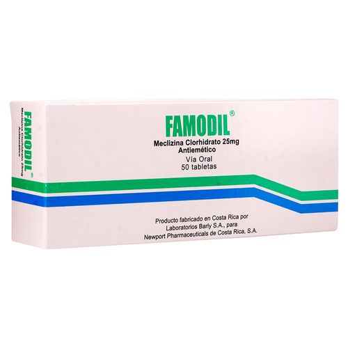 Famodil Newport 25Mg  X 50 Tabletas  -Precio indicado por Unidad-