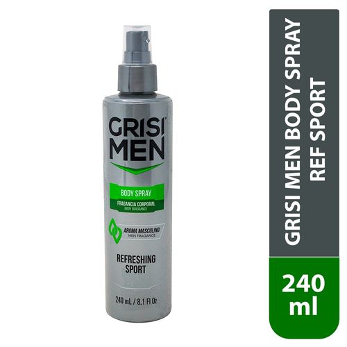 Spray De Cuerpo para Hombre Grisi Sport 240Ml