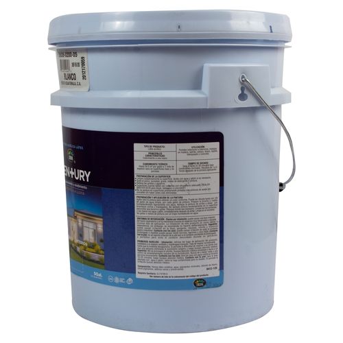Pintura Látex Century Acrílica Color Blanco - 5 gal
