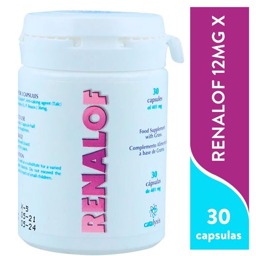 Renalof Catalysis 12mg X 30 Capsulas