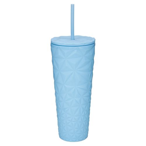 Ms Vaso Plastico Doble Pared Pajilla 700 502