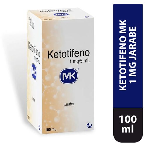 Ketotifeno Mk 1 Mg Jarabe 100 Ml