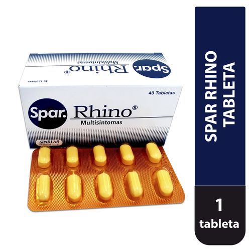 Sphar Rhino Tableta 1 De 40 Tabletas Ea