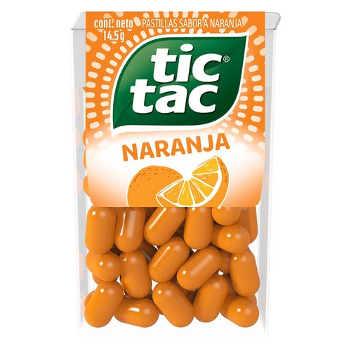 Tic Tac Pastilla Sabor Naranja 14.5gr
