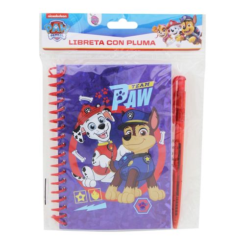 Libreta Berry Hip con pluma diseño paw patrol