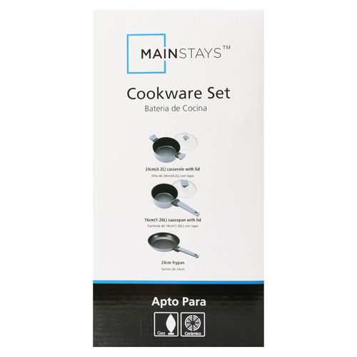 Bateria De Cocina Mainstays 5Pzs