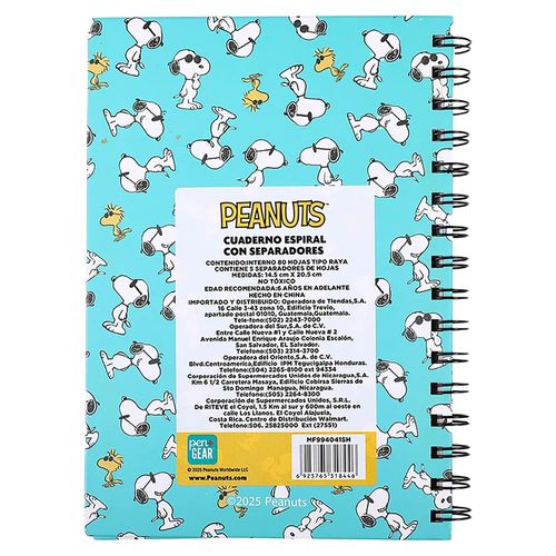 Cuaderno Espiral Con Separadores