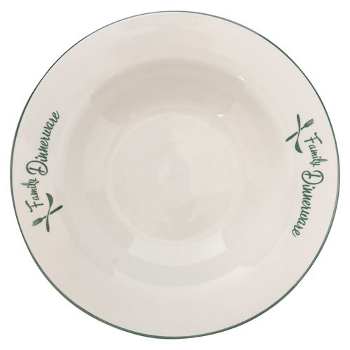 Plato Mainstays sopero de porcelana 8.75" verde