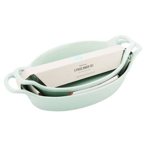 Set Martha Stewart de refractarios ovalados - 2 Pzas
