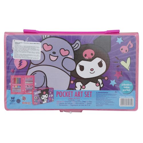 Set de arte Best Trading pocket lapices y crayon de kuromi