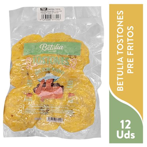Tostones Betulia Pre Fritos - 12 uds