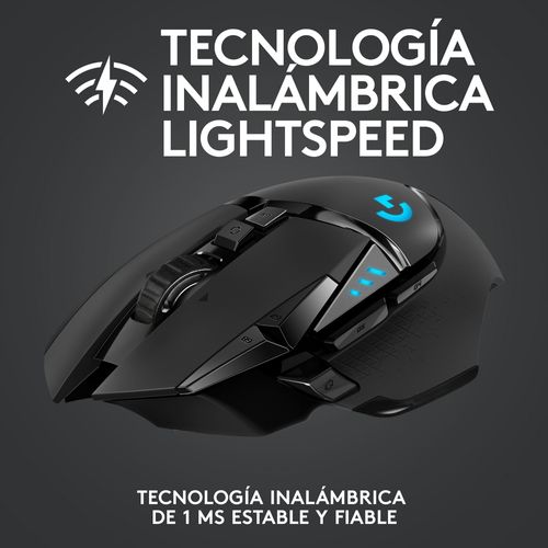 Mouse Logitech Gaming Inalambrico G502