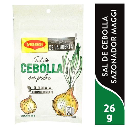 Sal de Cebolla Sazonador MAGGI® De La Huerta Bolsa Resellable - 26 g