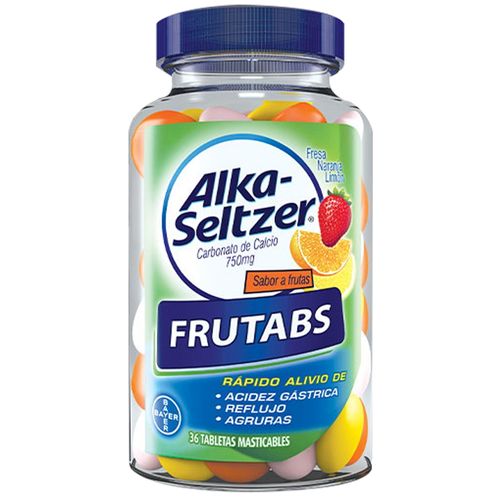 Antiácido Alka Seltzer frutabs masticables - 36 Uds
