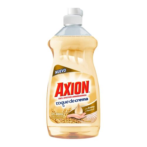 Lavaplatos Líquido Axion  Avena Y Con Vitamina E, Arrancagrasa - 400ml
