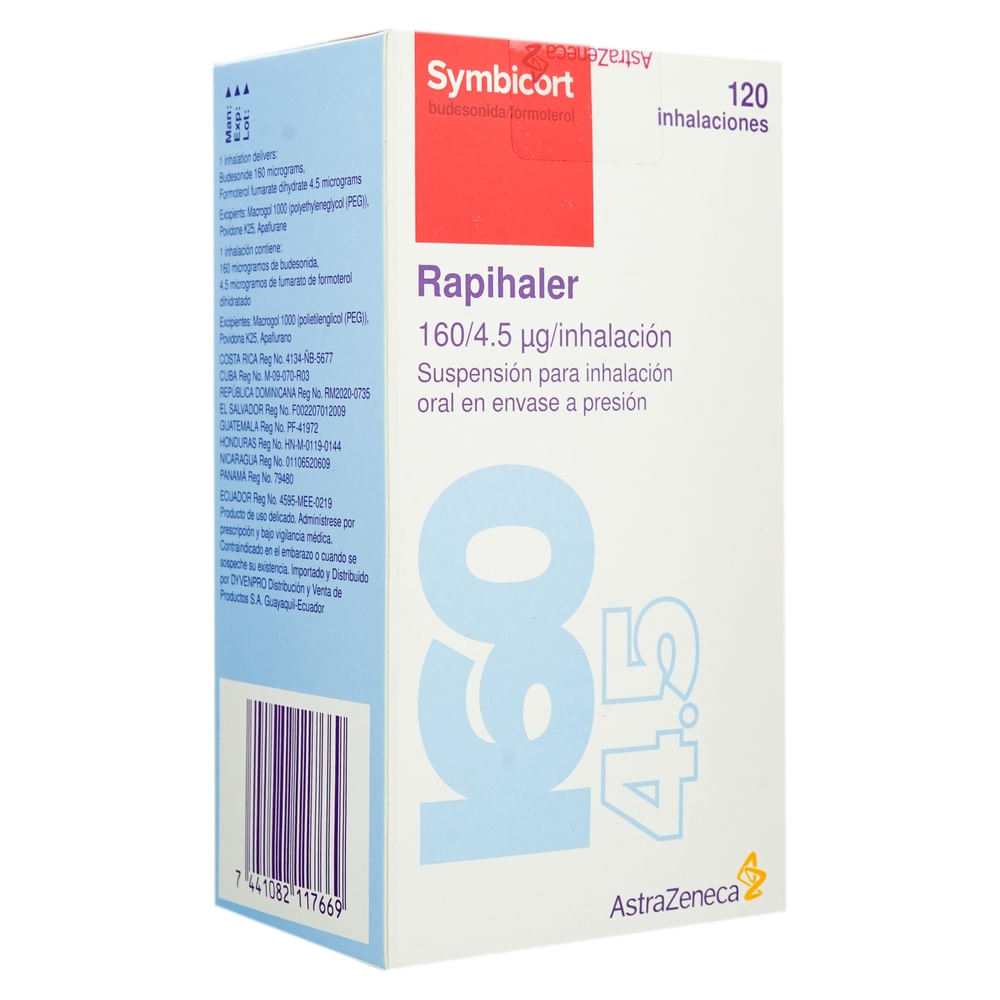 Symbicort Raphalier 160/4,5 mcg - 120 Inhalaciones. - La Unión | Compra ...