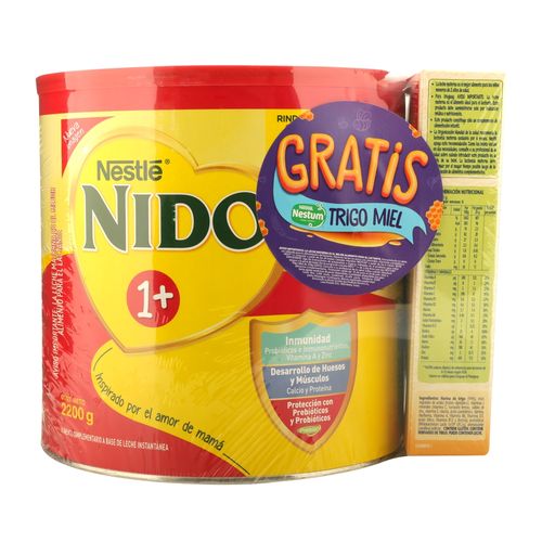 Nido 1 Lata Mas Nestum Trigo Miel 2400gr