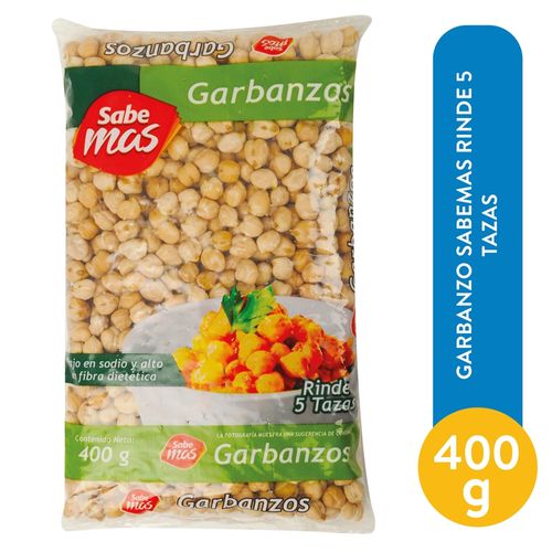 Garbanzo Sabemas en lata - 400 g