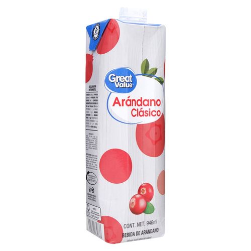 Bebida Great Value arándano - 946 ml