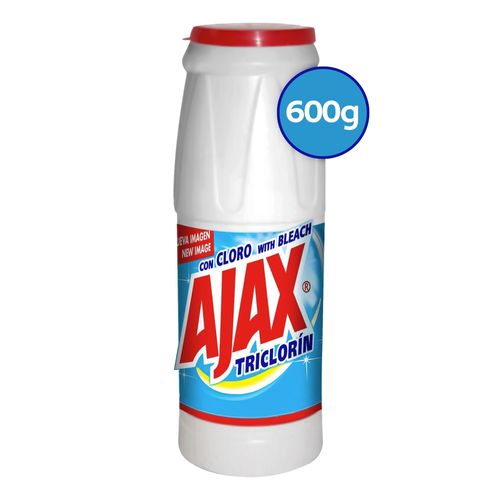Limpiador Multiusos Ajax Triclorín con Cloro en Polvo - 600g