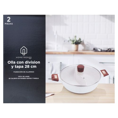 Olla Con Division Tapa 28 Cm Hometrends