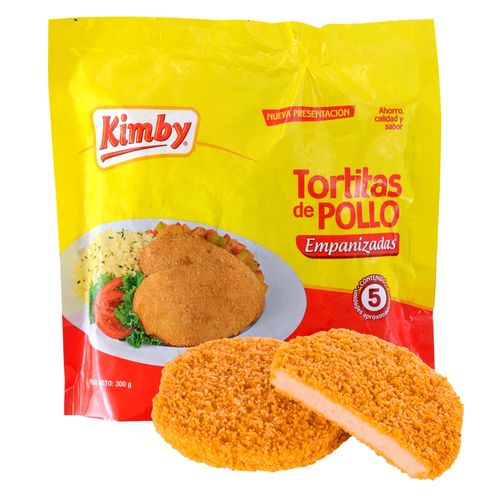 Tortitas de Pollo Empanizadas  Kimby - 335 g
