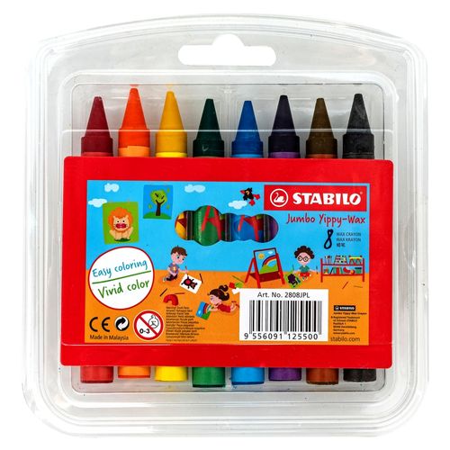 Crayola escolar Stabilo Jumbo easy coloring - 8 Uds