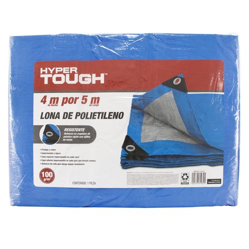 Ht Lona De Polietileno Color Azul 4x5