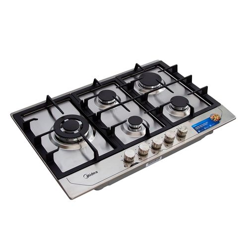Cocina Midea empotrable de gas 5 quemadores 30 pulgadas