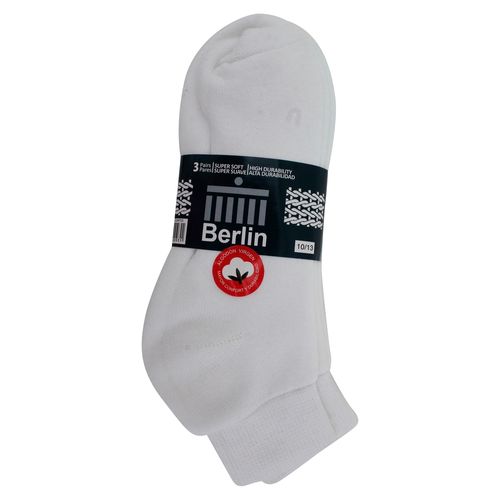 Calcetin Berlin Deportivo Corto Blanco3P